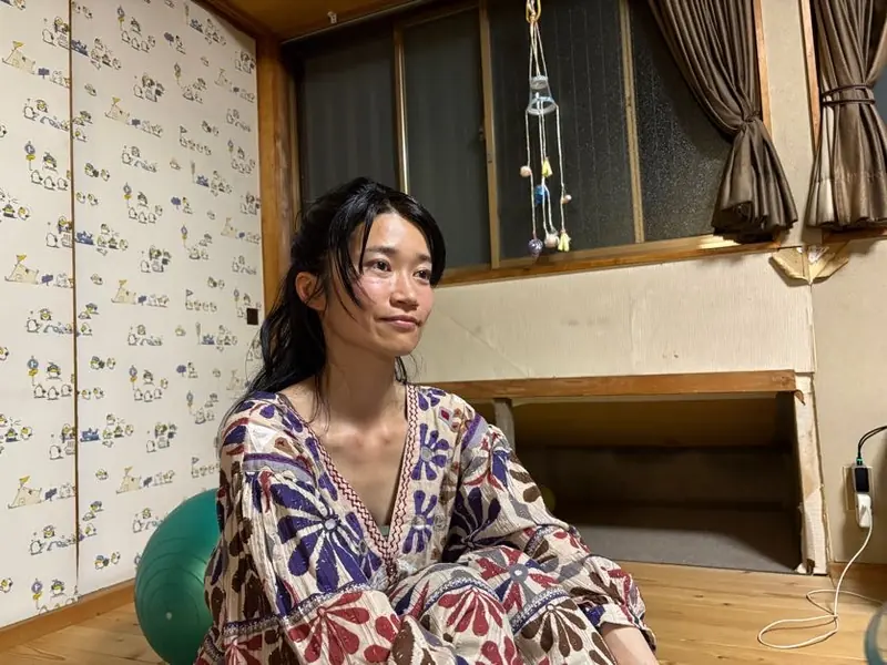 出居番ラジオ ゲストとの収録風景